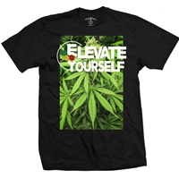 Seven Leaf  Elevate Yourself Black T-Shirt – Men’s  