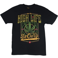 High Life Men’s Marijuana T-Shirt by SevenLeaf.com