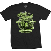 Seven Leaf Sour Diesel Cannabis Strain Black T-Shirt – Men’s 