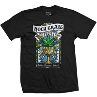 Seven Leaf Holy Grail Kush Strain Black T-shirt - Men's