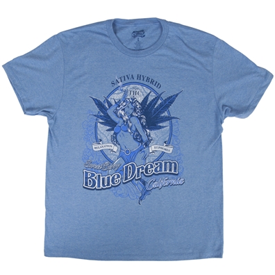 Blue Dream cannabis strain t-shirt